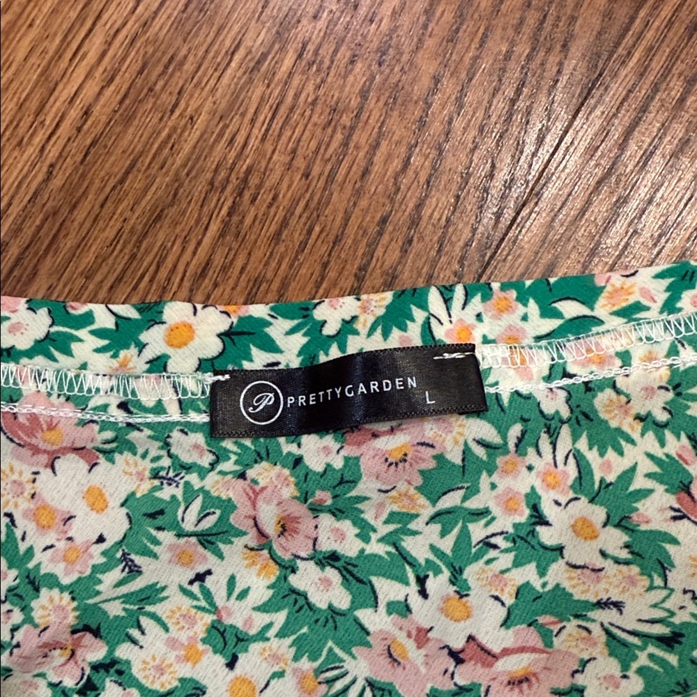 Floral one shoulder dress - Picture 6 of 6